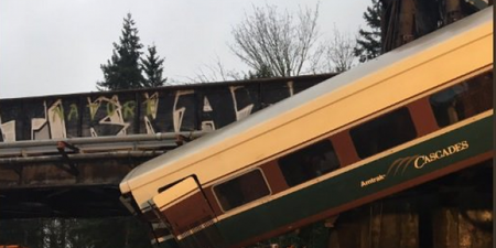 At least six dead and dozens injured as Amtrak train in the US derails