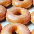You can get a free Krispy Kreme donut today if you smile at this particular drive-thru