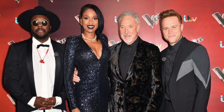 Jennifer Hudson was shocked by what Olly Murs did on The Voice last night