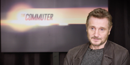 Liam Neeson gave us a completely different answer on the Hollywood scandals to the Late Late