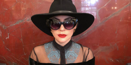 Lady Gaga looks stunning in Milan but all eyes are on her bodyguard
