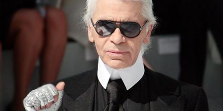 Karl Lagerfeld grew a beard and it’s quite… startling