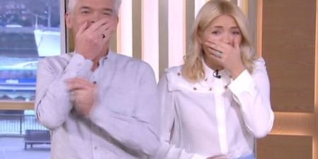 Phillip Schofield had an unfortunate slip up on This Morning