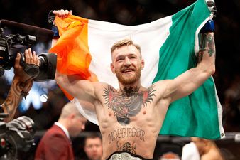Conor McGregor pictured in one of Amsterdam’s famous ‘coffee shops’