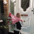 This video of a little Irish boy delivering flowers is very sweet