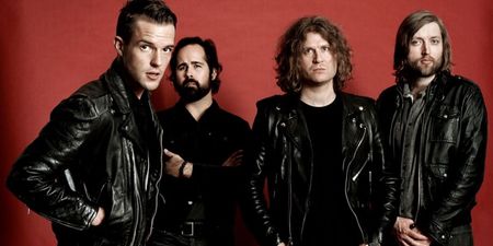 The Killers are playing a huge concert and their support band is UNREAL