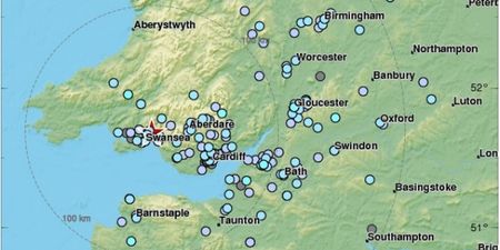 BREAKING: An earthquake has hit areas of the UK and Wales