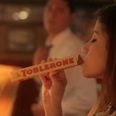 Toblerone ice cream exists and it’s in a triangle shape and everything