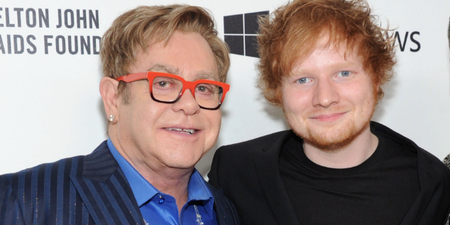 Elton John’s bizarre way of saying ‘Ed Sheeran’ has everyone in hysterics