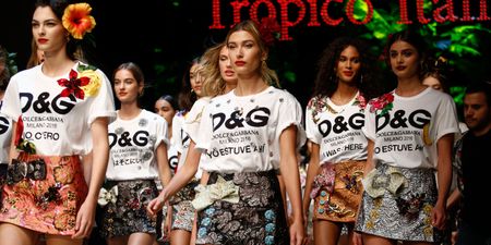 Dolce & Gabbana swapped models for drones on their runway