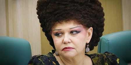 Russian politician’s giant square perm is absolute hair goals