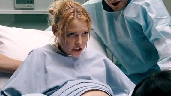 There's an odd non-medical reason why women give birth lying back