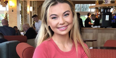 Georgia Toffolo is having the craic round Dublin today with her mam