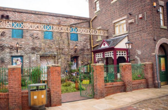 The Coronation Street set has some adorable visitors today