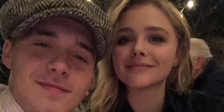 So Brooklyn Beckham was kissing a gal yesterday and it’s not Chloë Grace Mortez…