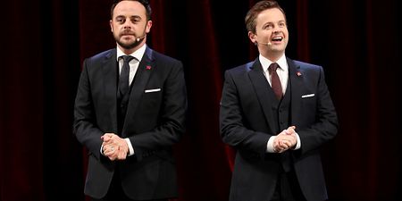 Behind the scenes footage of Ant McPartlin on Britain’s Got Talent has been leaked