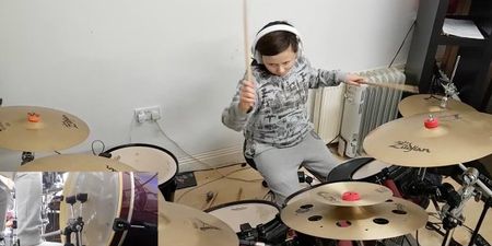 11-year-old Dublin girl played a Taylor Swift cover on the drums and she was amazing