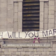 The romance! This man created a proposal like no other in Cork at the weekend