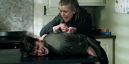 Fair City’s Aoife attacks Oisín as she tries to get confession to Karen’s murder