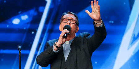 Simon Cowell pays Fr. Ray Kelly the ULTIMATE compliment after BGT audition