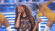Beyoncé fell on stage at Coachella last night while attempting to lift Solange
