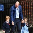 We missed the adorable moment between George and Charlotte yesterday