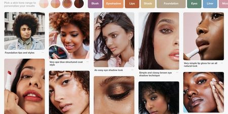 Pinterest are introducing a new search feature that is a game changer for beauty fans