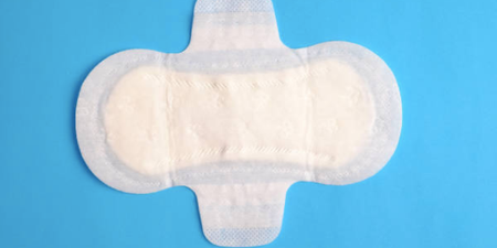 Why are people using period pads lined with dirt and what are they supposed to do?