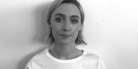 Saoirse Ronan and fellow Irish actors stand in powerful video to repeal the eight amendment