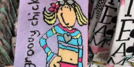 Blast from the PAST… Penneys is now selling Groovy Chick SOCKS