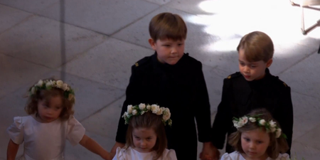 Prince George at the royal wedding is making people have a lot of feelings