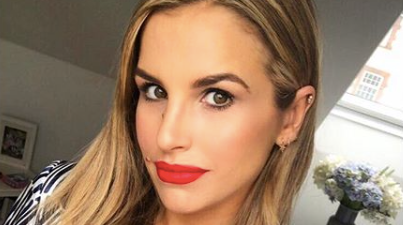 Vogue Williams looks radiant as she shows off her growing baby bump in new snap