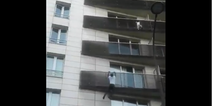 Man praised online after he climbs 4 storeys to save toddler dangling from balcony