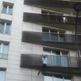 Man praised online after he climbs 4 storeys to save toddler dangling from balcony