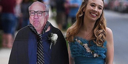This girl took a cutout of Danny DeVito to her prom and you won’t believe what happened next