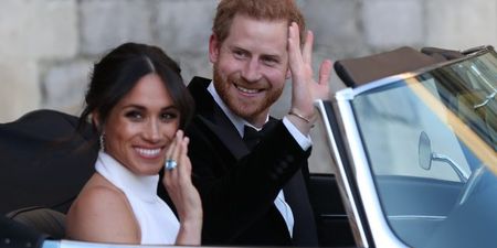 Prince Harry and Meghan stole the show at a family wedding this weekend
