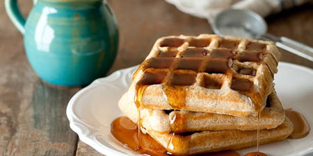 These coffee-flavoured Belgian waffles are the perfect morning boost