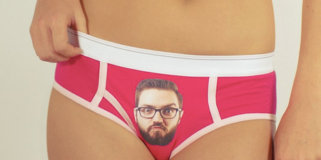 Want your other half’s FACE on your knickers? Well then I’ve some news for you