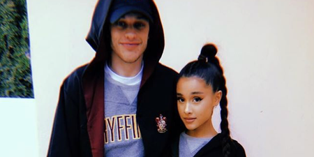 Ariana Grande and Pete Davidson have made their engagement Instagram official