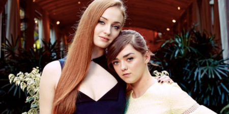 Sophie Turner and Maisie Williams looked UNREAL at the GOT wedding yesterday