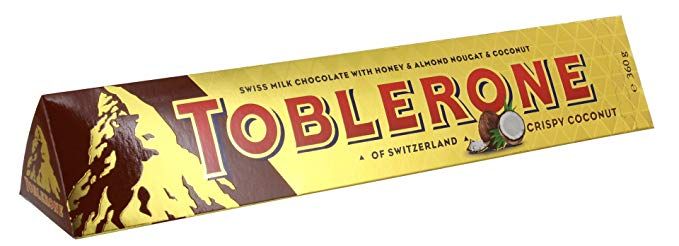 Шоколад Toblerone молочный с нугой 100г