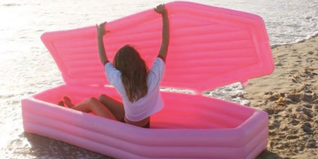 Coffin pool floats are now a thing and they appeal to the summer goth inside us all
