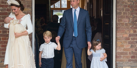 LOL! Princess Charlotte made a cheeky joke at her little brother’s christening