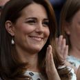 Duchess Kate is wearing a stunning yellow dress very similar to Meghan’s today at Wimbledon