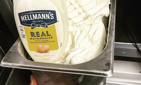mayonnaise ice-cream