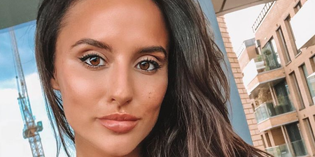 Lucy Watson’s €35 New Look jumpsuit is perfect for transitional dressing