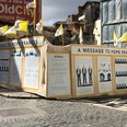 New ‘message to Pope Francis’ art installation erected at Temple Bar Tuam memorial