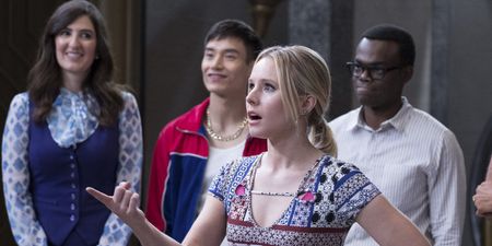 The Good Place creator shares the first look at season 3 and we can’t wait