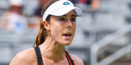 Alize Cornet given code violation at US Open for changing her top mid-game