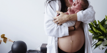 These powerful pics show what the very first day of motherhood actually looks like